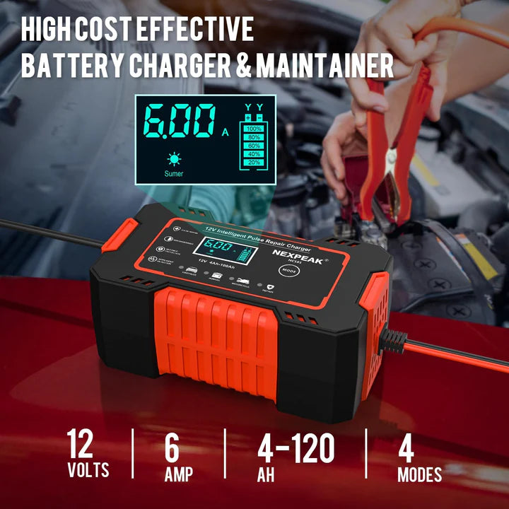 Cargador De Batería Profesional Para Vehículos 🚗